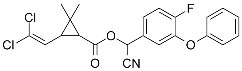 乙腈中氟氯氰菊酯溶液，100μg/mL